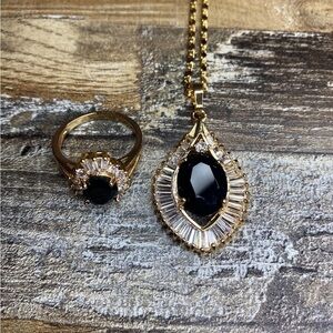 Brooklyn bundles Ring/Necklace with earrings